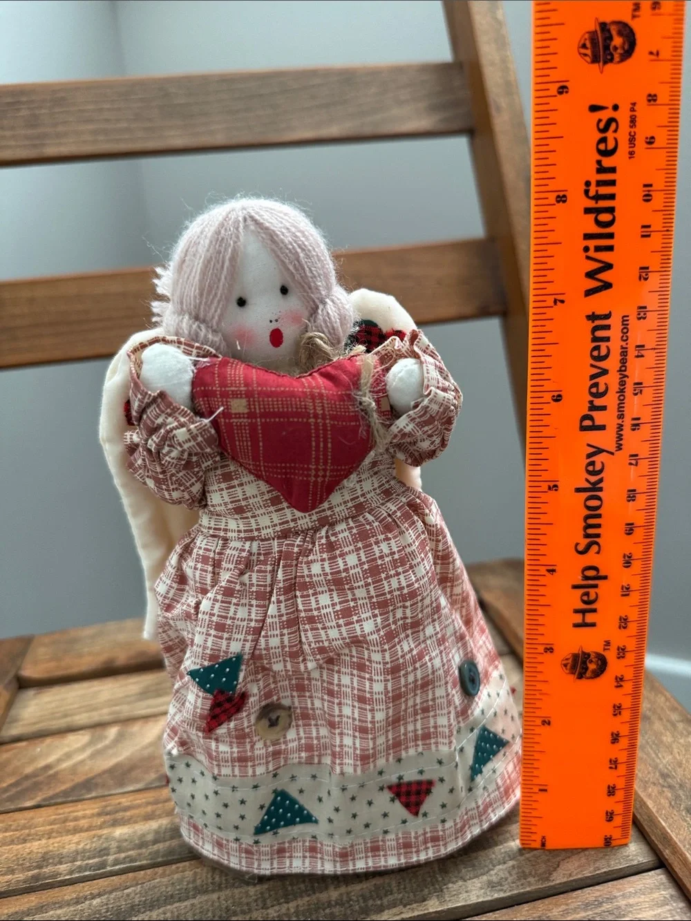 Christmas Angel Tree Topper or Tabletop Decor – 9” – Made in China
